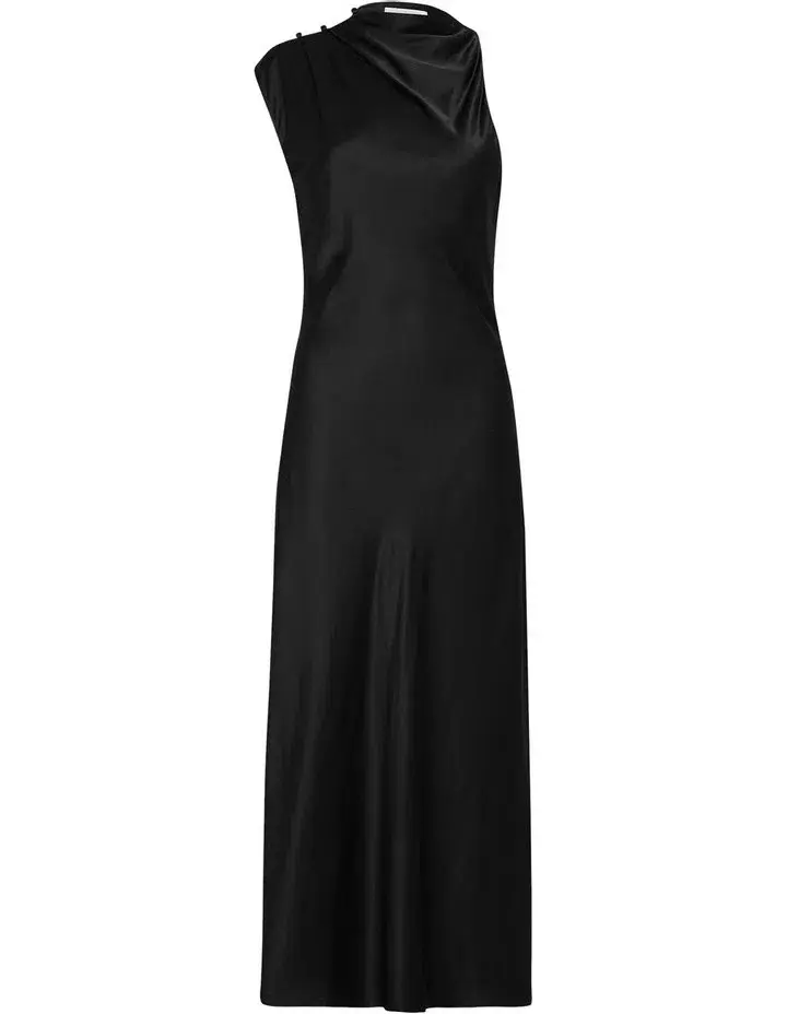 Sass & Bide Shot of Love Midi Dress Black Size 8 - Image 5