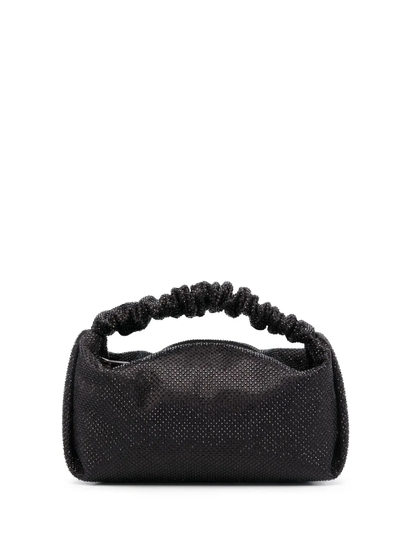 Alexander Wang Scrunchie Bag Black with Glass Crystals - Image 1