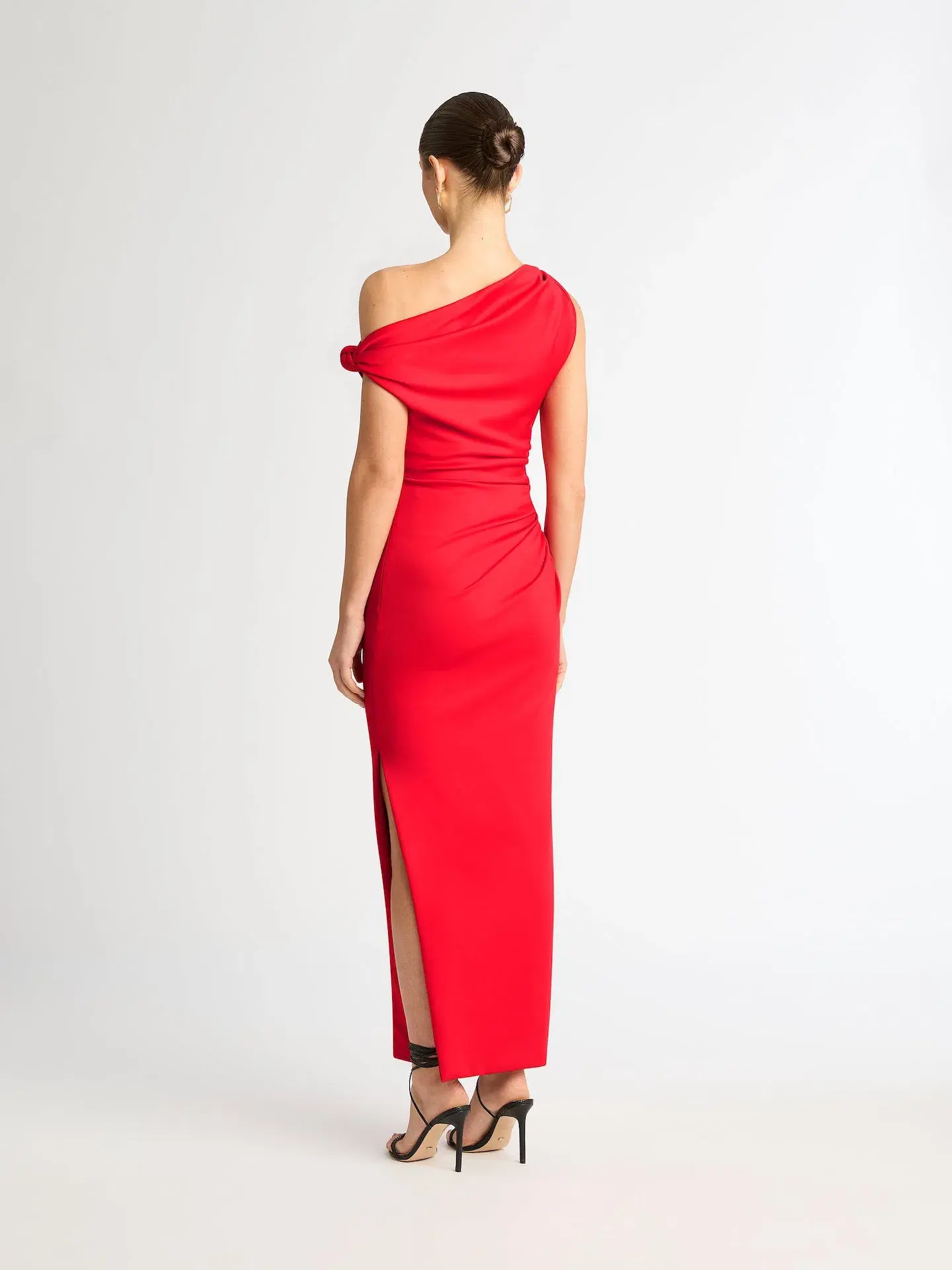 Sheike Ludlow Midi Dress Red Size 10 - Image 3