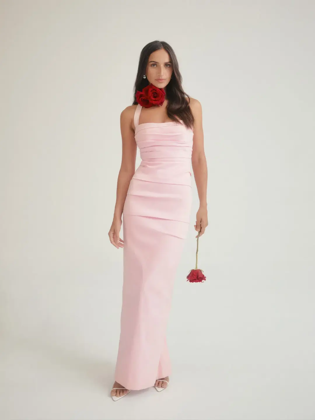 Sheike Carrie Gown Pink Size 8  for rent on The Volte - main image