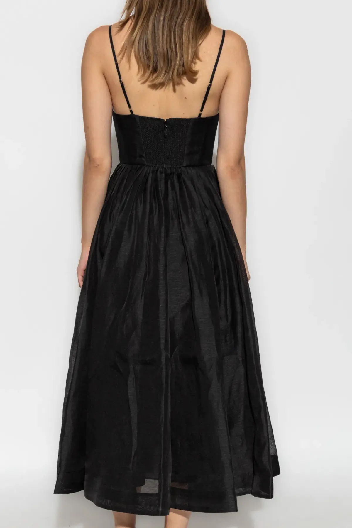 Zimmermann Illustration V Neck Midi Dress Black Size 1 / AU 10 - Image 2