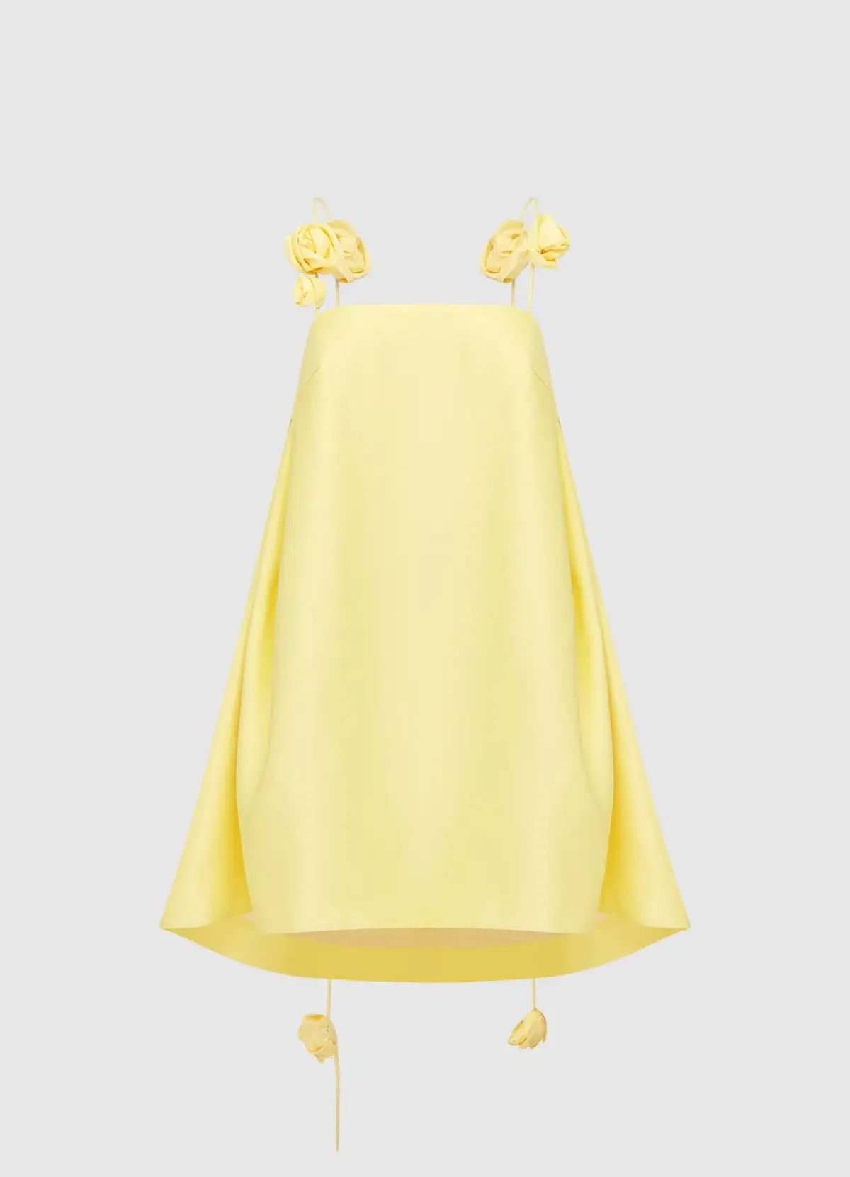 Leo Lin Fiona Rose Mini Dress Sorbet Yellow Size 14 - Image 3