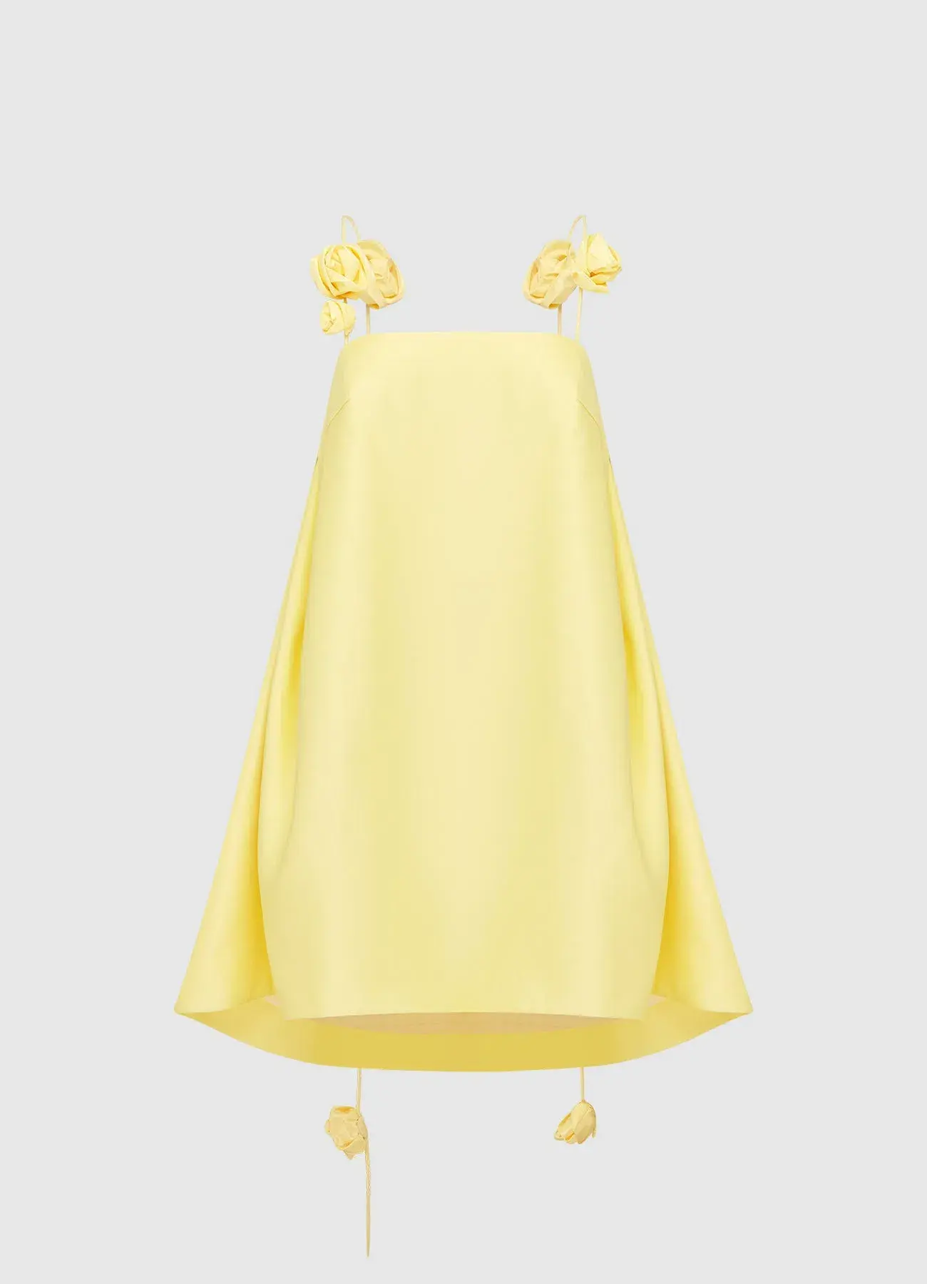 Leo Lin Fiona Rose Mini Dress Sorbet Yellow Size 14 - Image 3