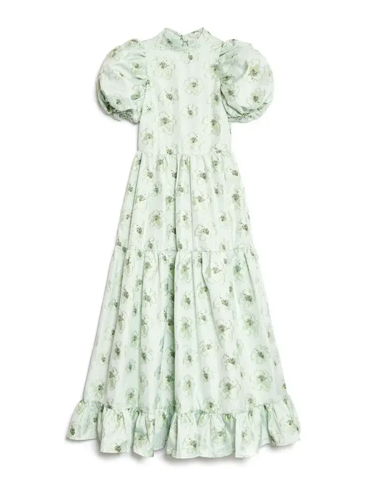 Sister Jane Dream Willow Floral Maxi Dress Sage Green Size S / AU 8 for rent on The Volte - main image