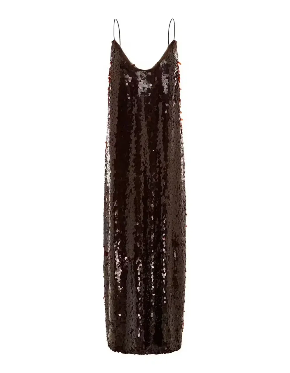 Alemais Geanie Sequin Gown Chocolate Brown Size 8 AU - Image 12