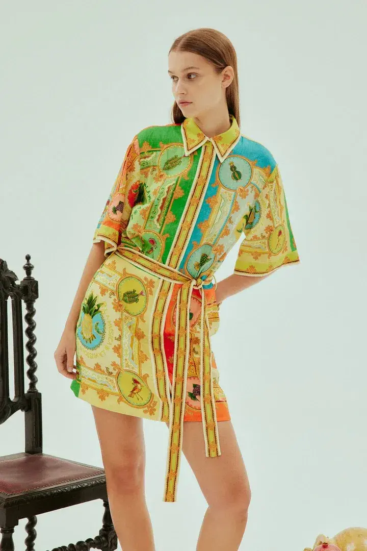 Alemais La Musica Mini Dress Multi Size 12 - Image 2
