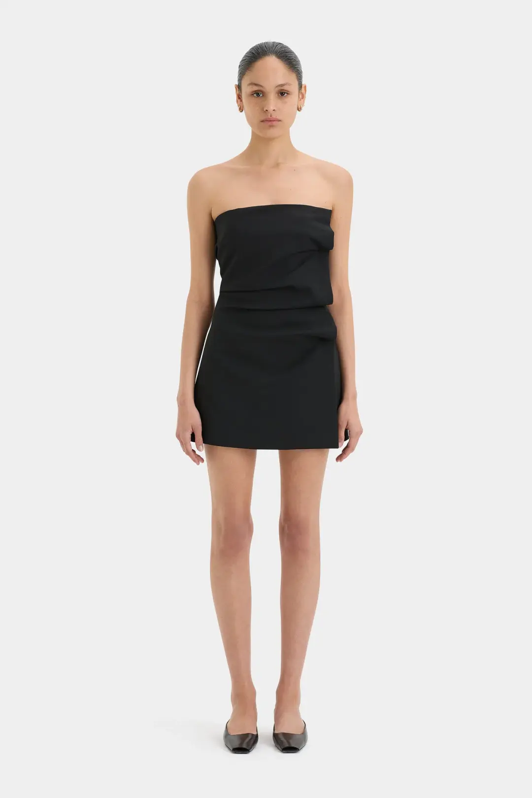 Sir the Label Leonardo Mini Dress Black Size 2 / AU 10 for rent on The Volte - main image