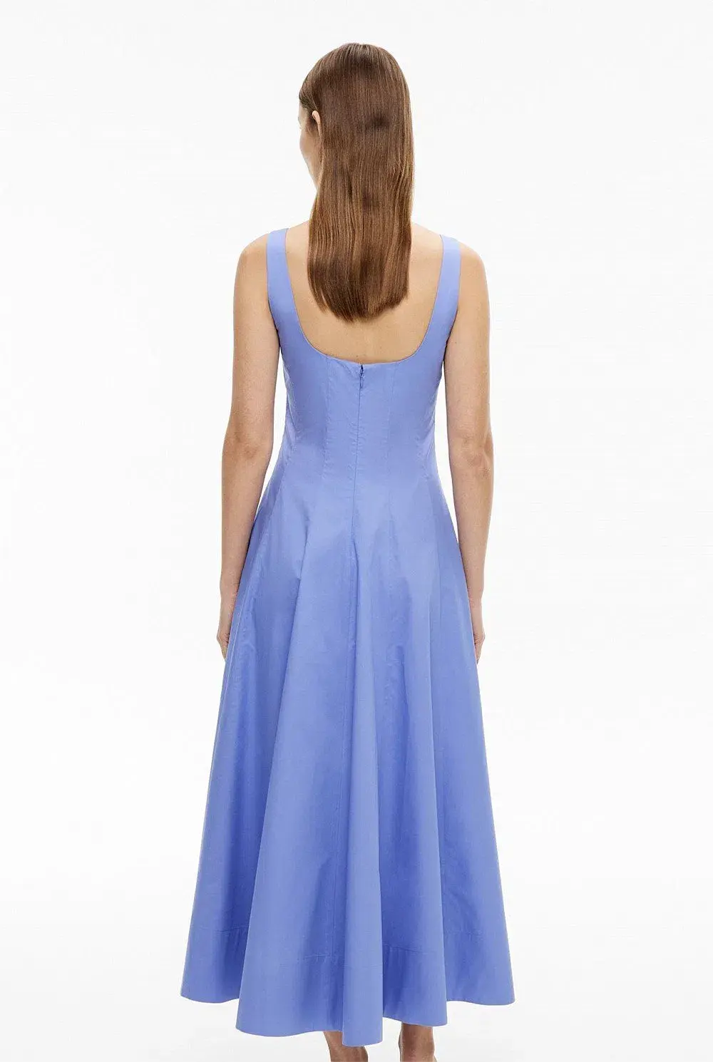 Witchery Seam Detail Midi Dress Violet Size S / AU 8 - Image 2
