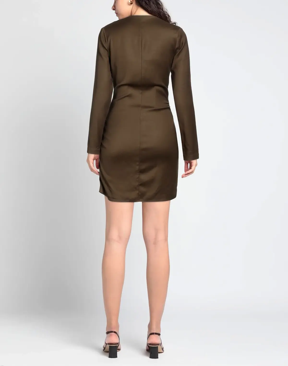 Cult Gaia Miley Long Sleeve Mini Dress Advieh Green Size AU 8 - Image 2