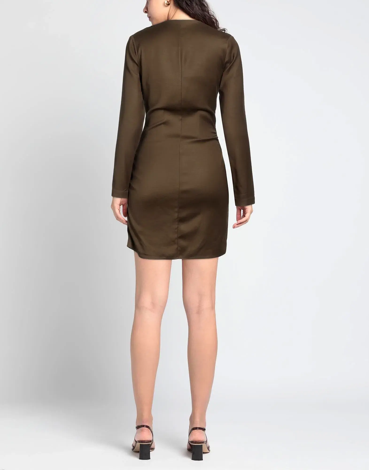 Cult Gaia Miley Long Sleeve Mini Dress Advieh Green Size AU 8 - Image 2