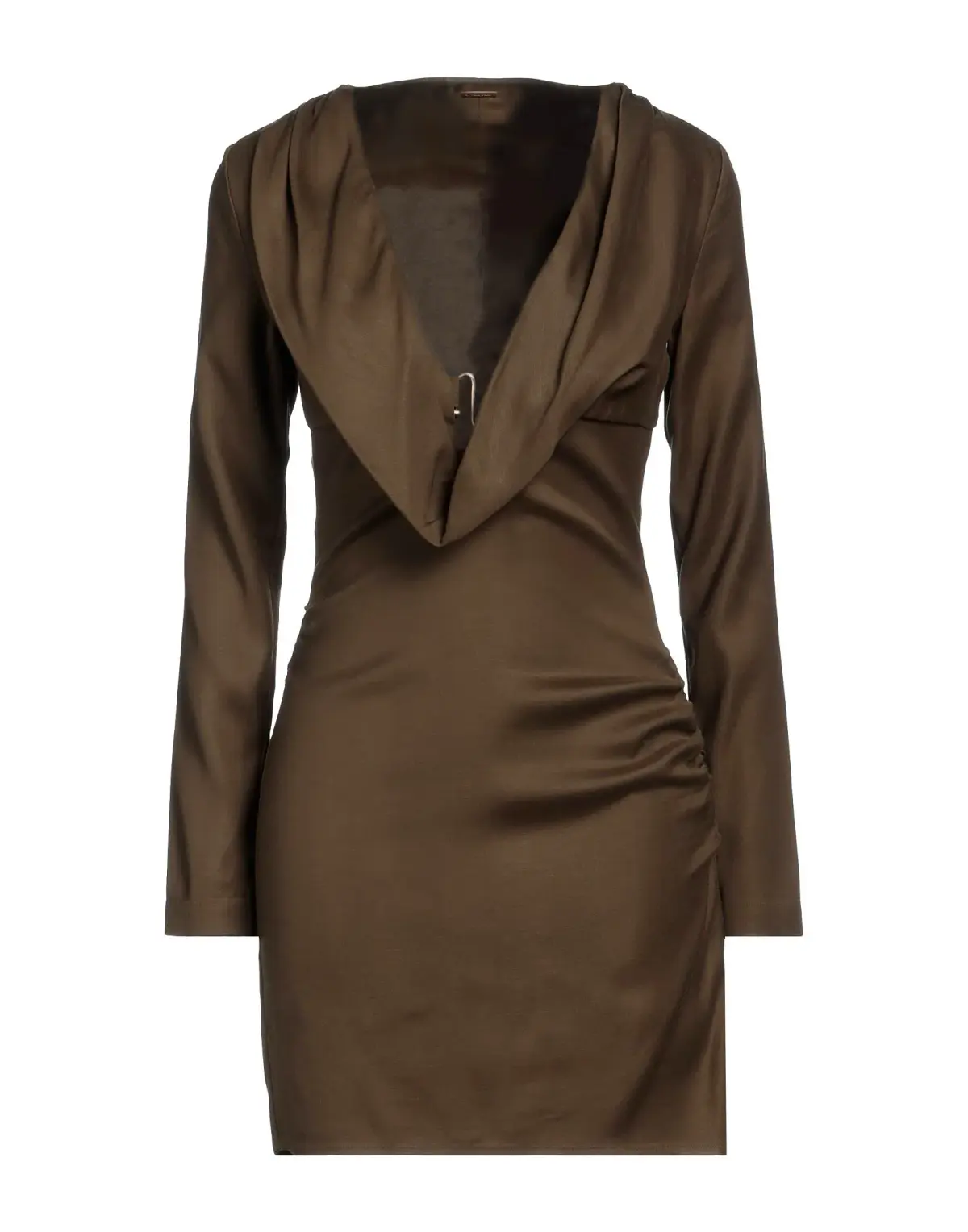Cult Gaia Miley Long Sleeve Mini Dress Advieh Green Size AU 8 - Image 4
