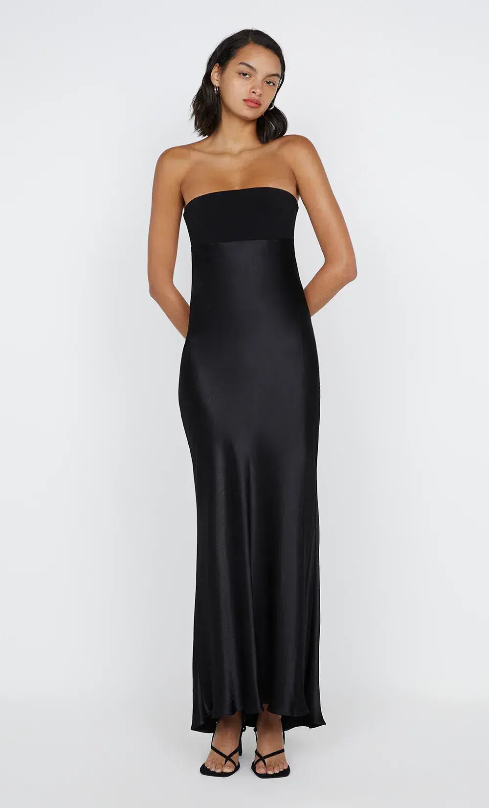 Bec & Bridge Zari Strapless Maxi Dress Black Size 10  - Image 5