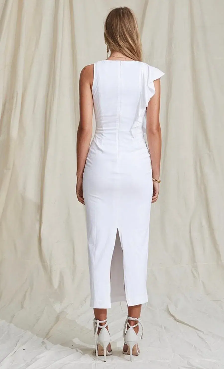 Maurie and Eve Nador Midi Dress White Size 10 - Image 2