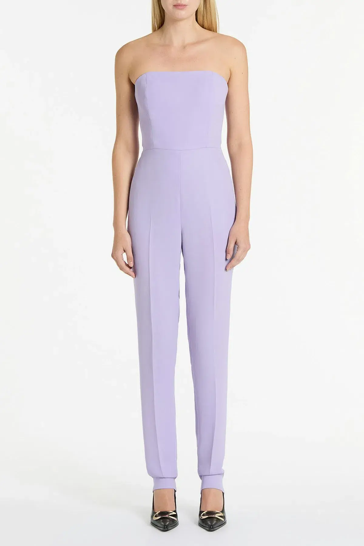 Carla Zampatti Strapless Jumpsuit with pockets Lilac/Purple Size 8  - Image 1