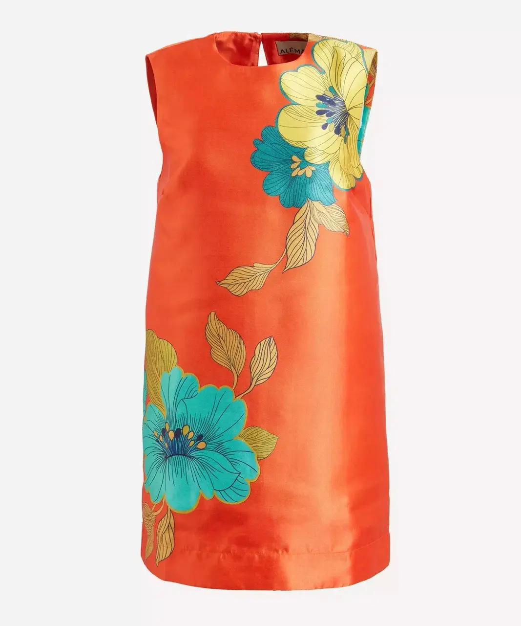 Alemais Piato Mini Dress Marigold Orange Size AU 6 - Image 10