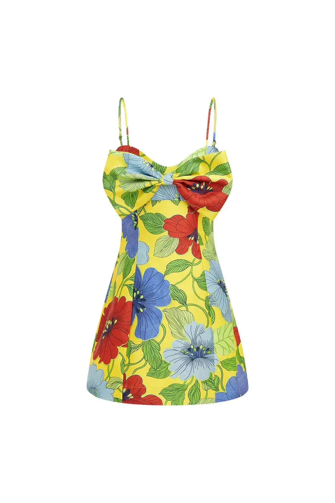 Alemais Verna Bow Mini Dress Floral Size 12 - Image 4