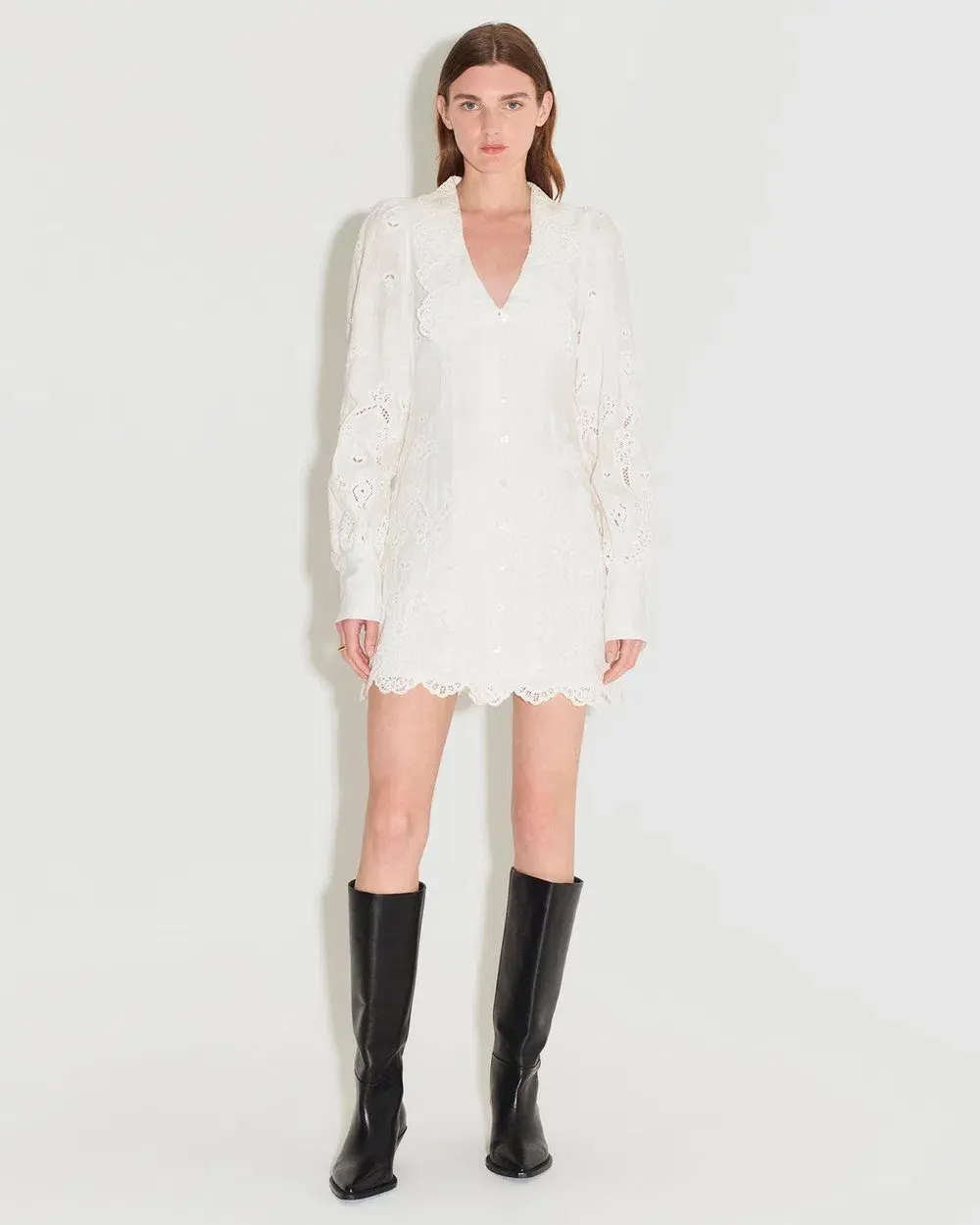 Hansen and Gretel Amity Mini Dress White Size 8 - Image 1