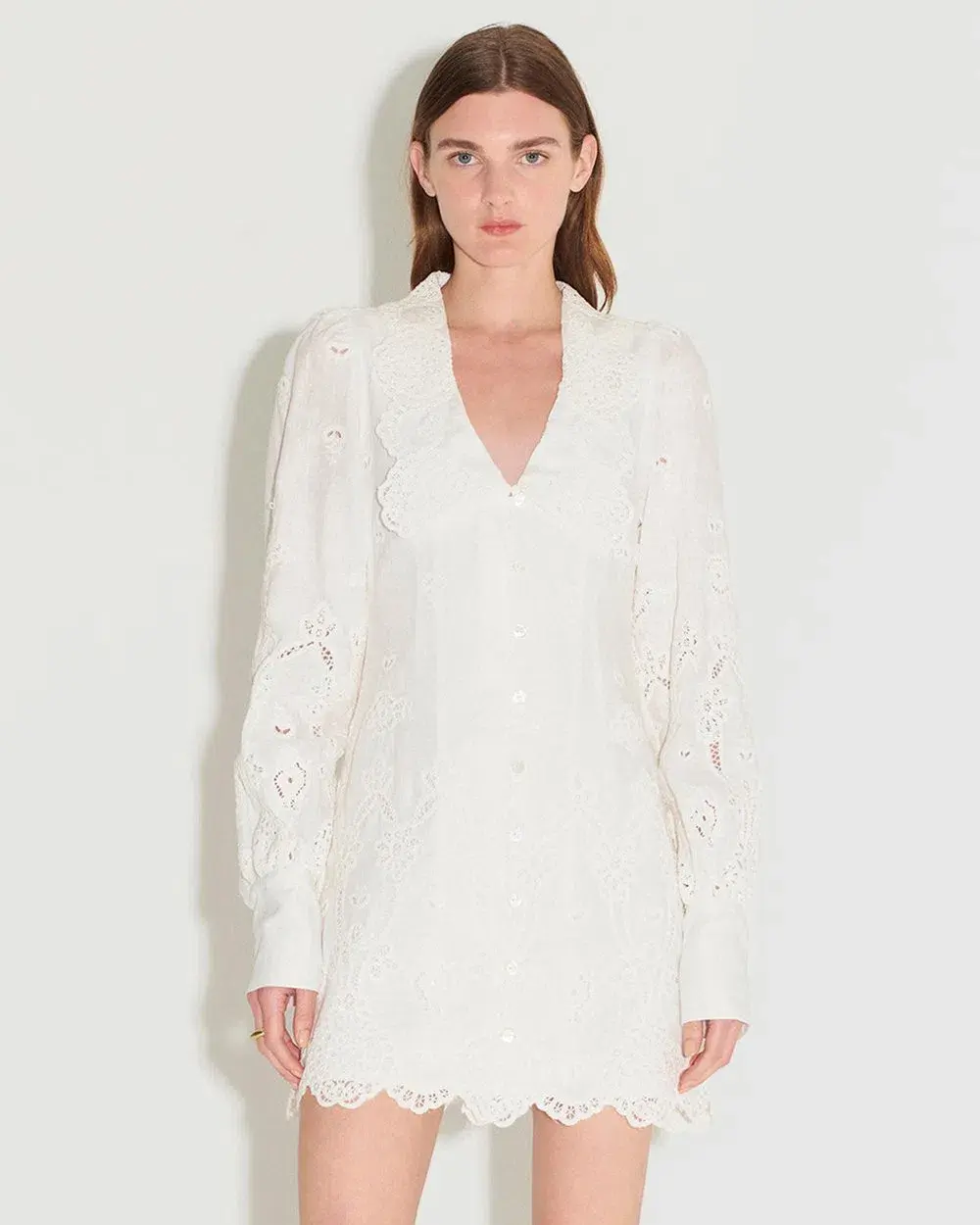 Hansen and Gretel Amity Mini Dress White Size 8 - Image 2