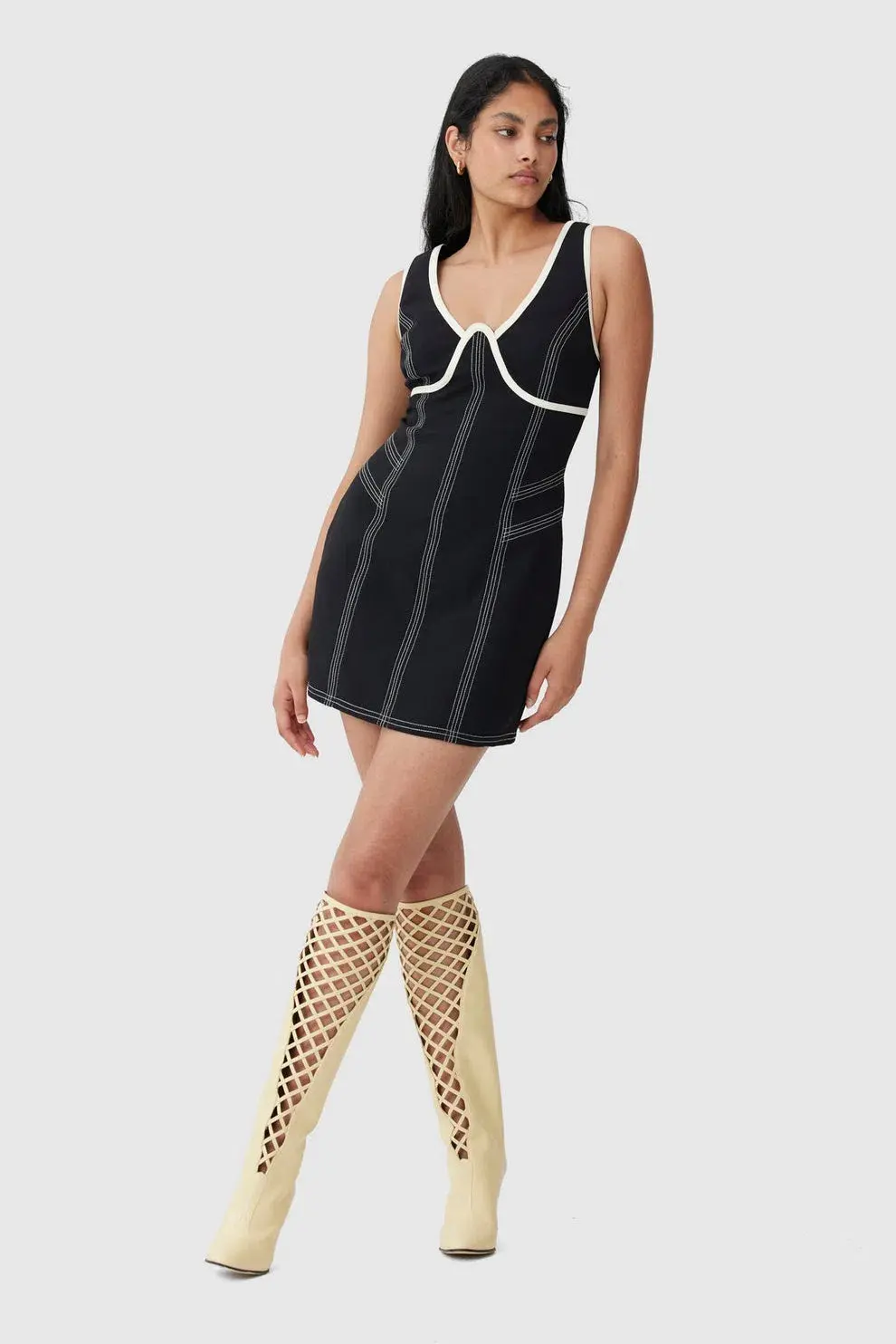 C/MEO Collective Mini Dress Black Size 8  - Image 1