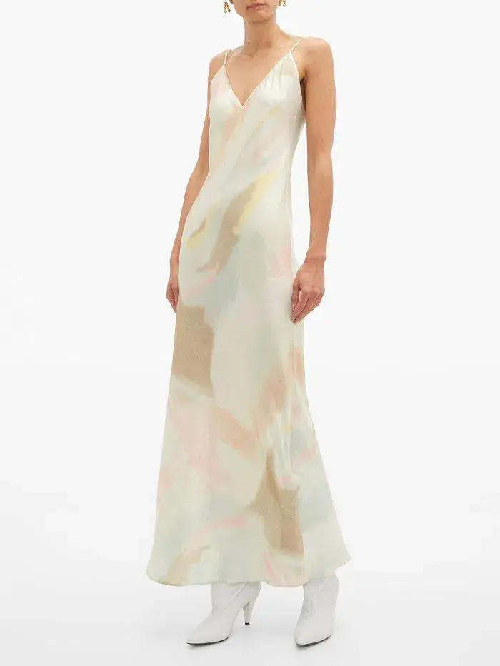 Rat & Boa  Liberty Pastel Tue Dye Slip Dress Size XS/Au 6  for rent on The Volte - main image