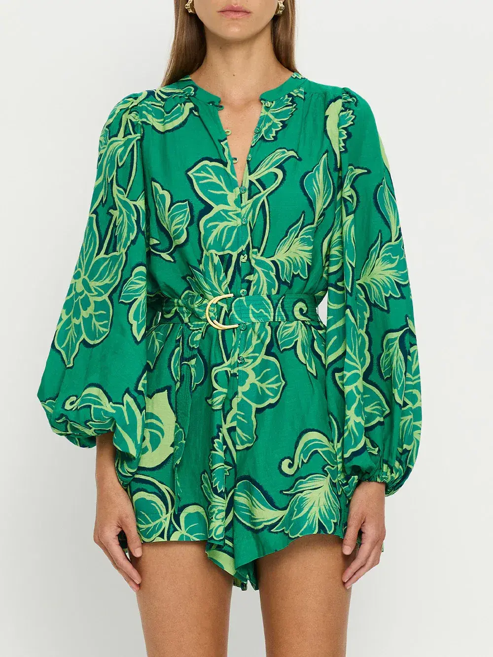 Kivari Fiora Playsuit Green Size 8 - Image 2