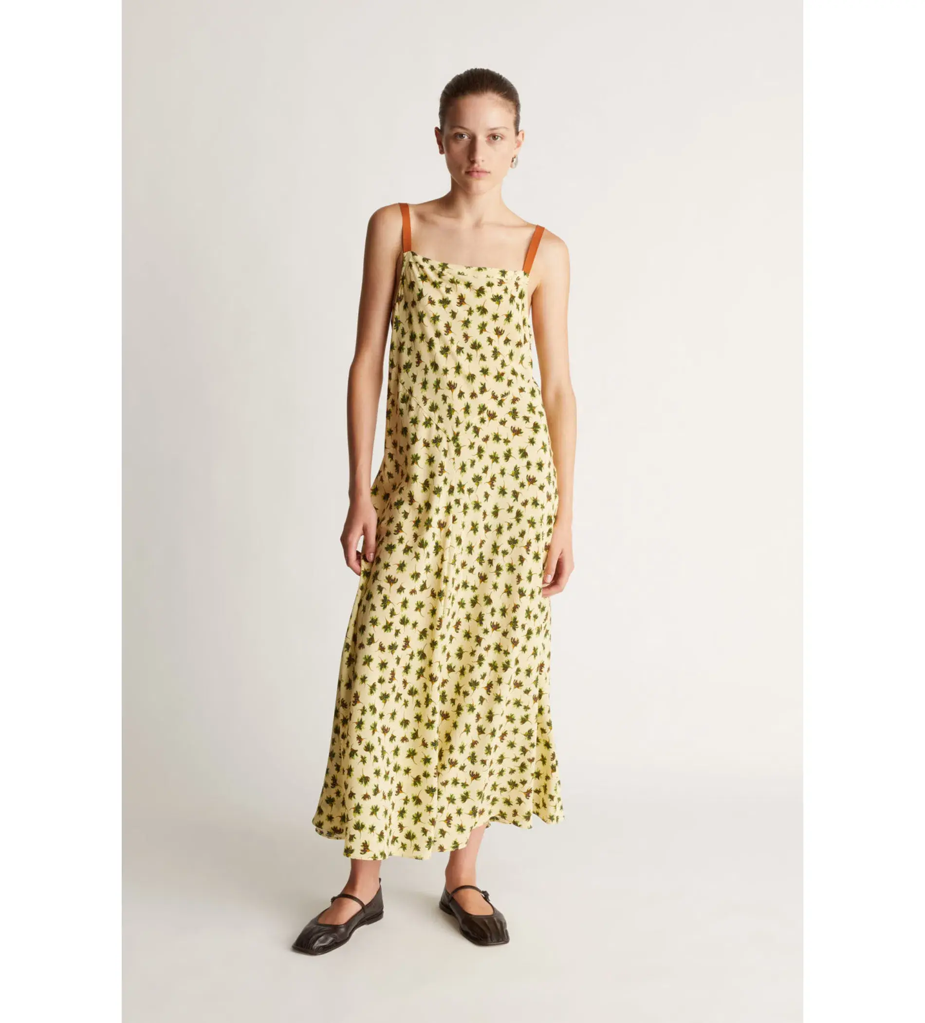 Lee Matthews Daphne Apron Dress Yellow Size 0/Au  - Image 1