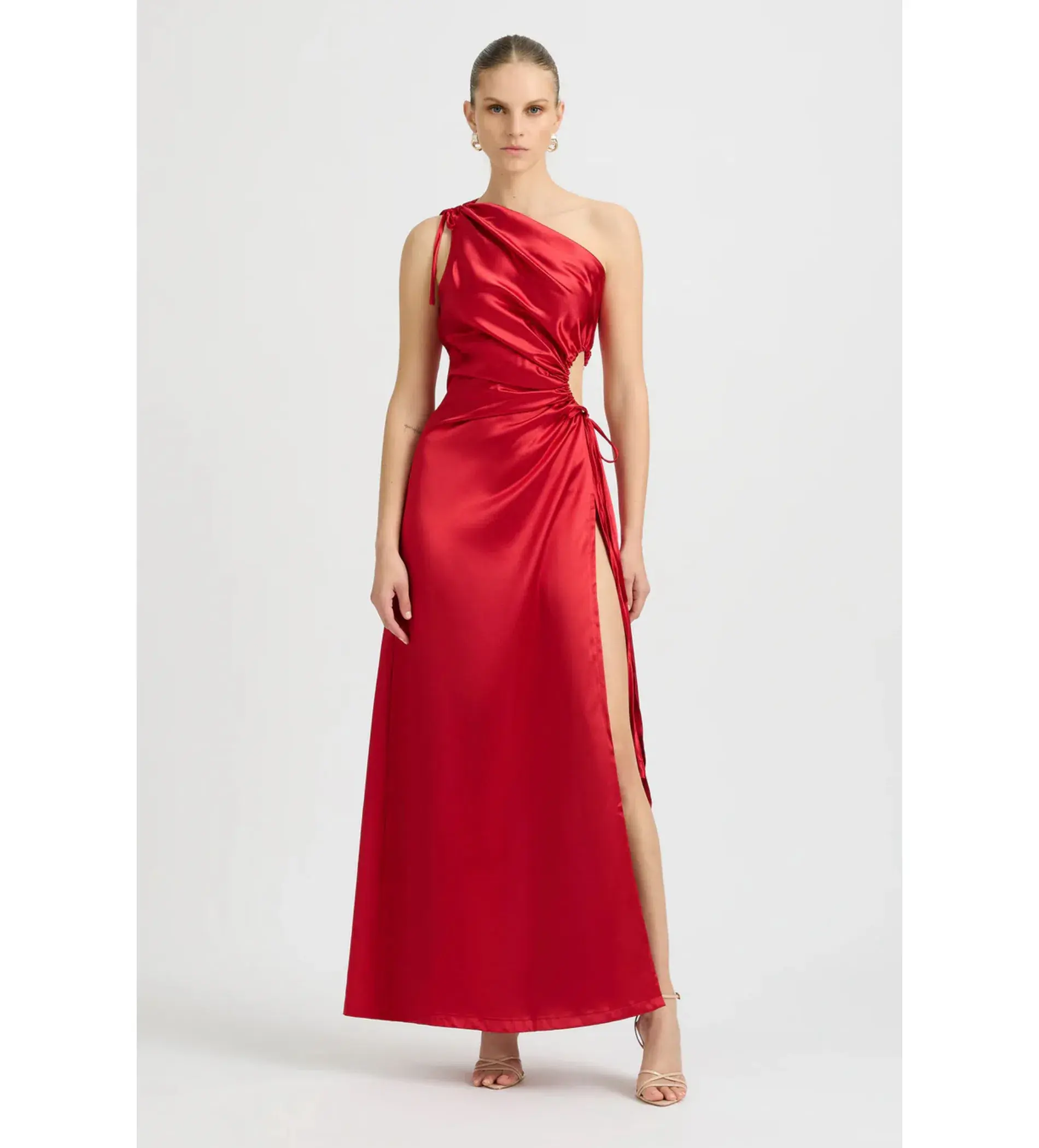 Sonya Moda Nour Maxi Dress in Red Size AU 12 - Image 2