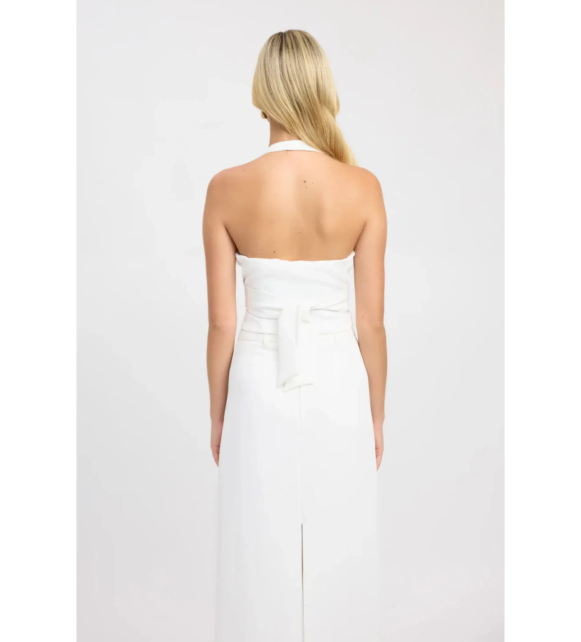 Kookai Oyster Vest Top in Natural White Size AU 10  - Image 3