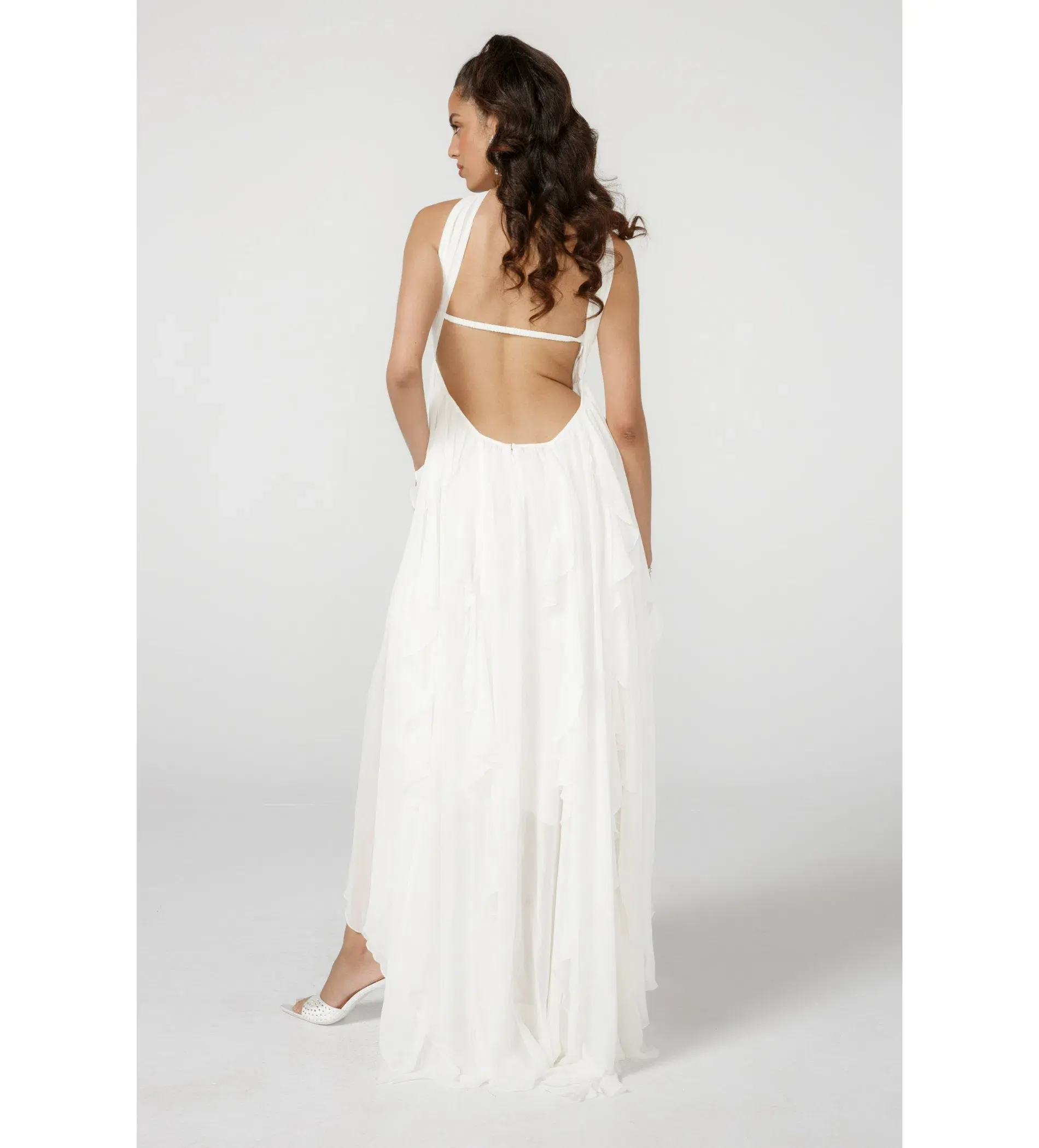 Nana Jacqueline Mariah Dress in White Size AU 8 - Image 3