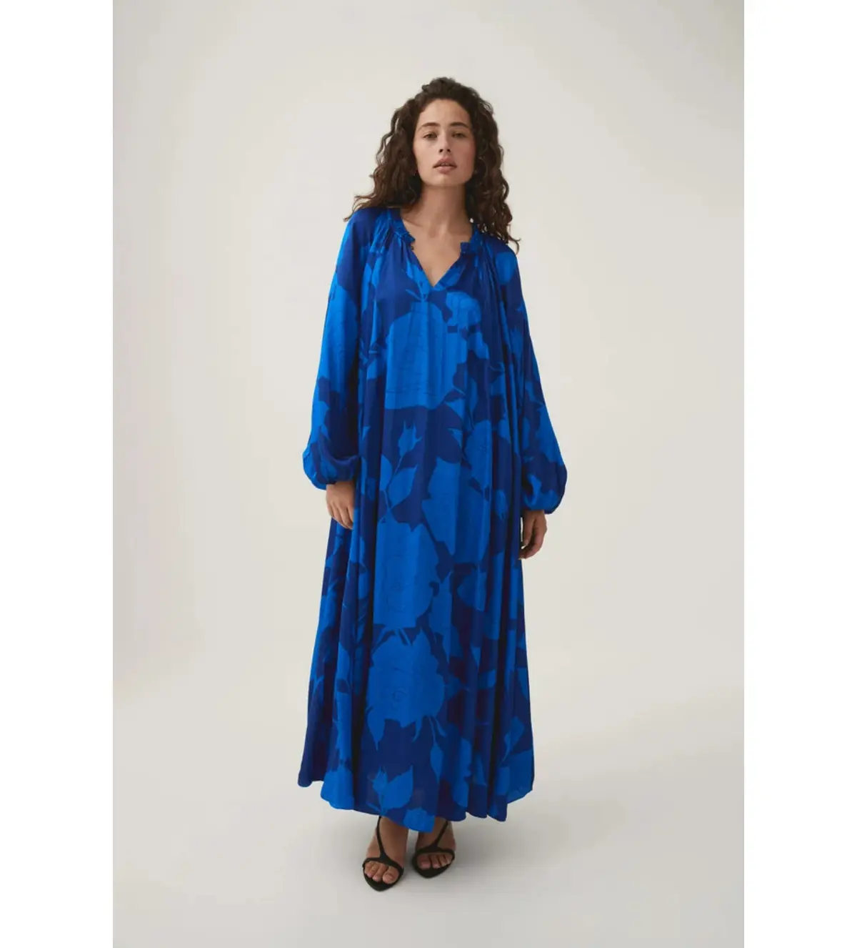 Aje Knowing  Belted Smocked Midi Dress Electric Rose Size AU 12  - Image 2