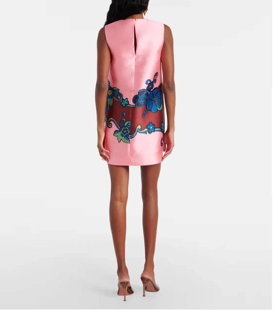 Alémais Azalea Floral Mini Dress Pink Floral Size AU 16 - Image 3