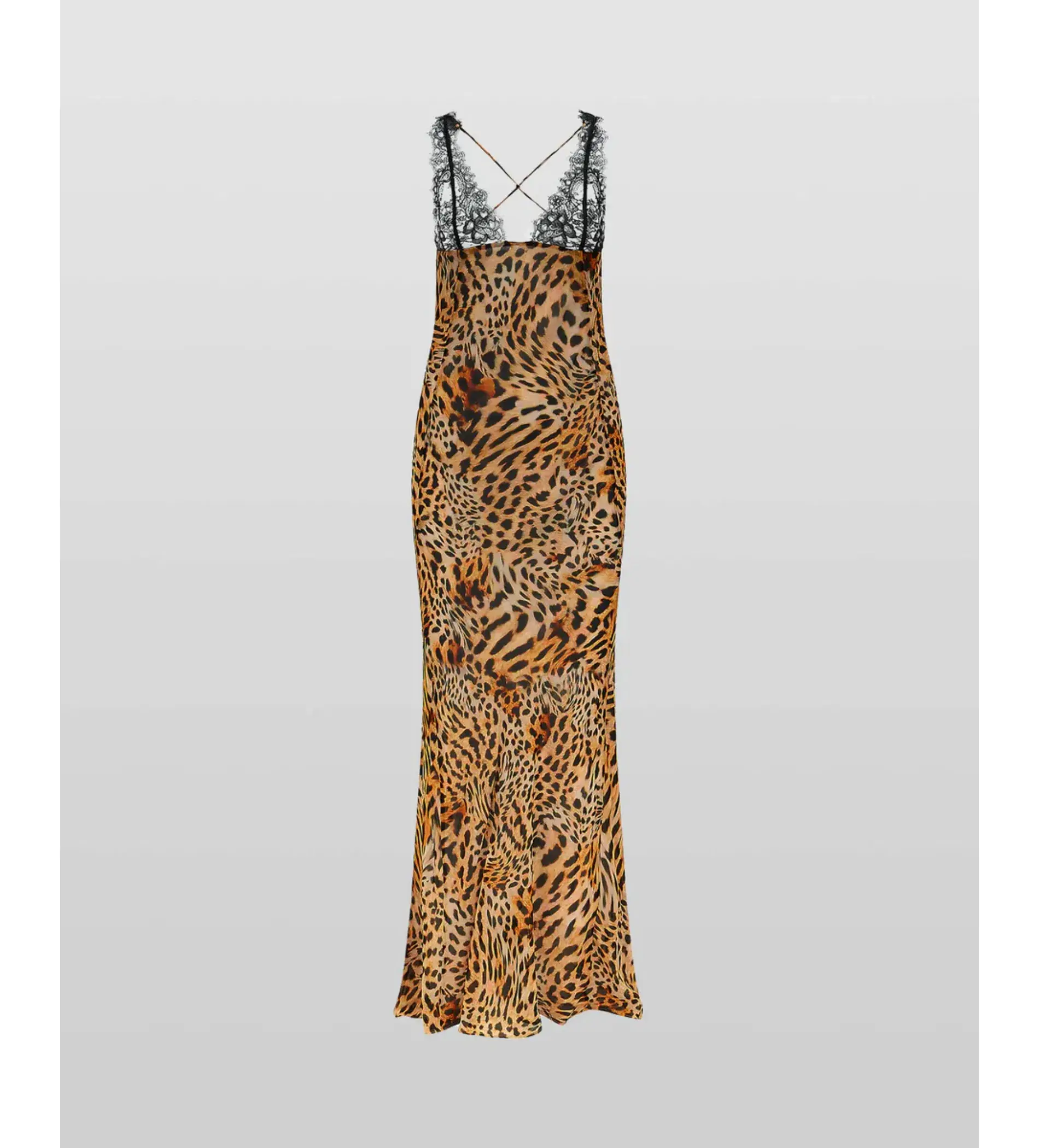 Rat & Boa Akima Leopard Slip Dress Leopard Print Size AU 6  - Image 5