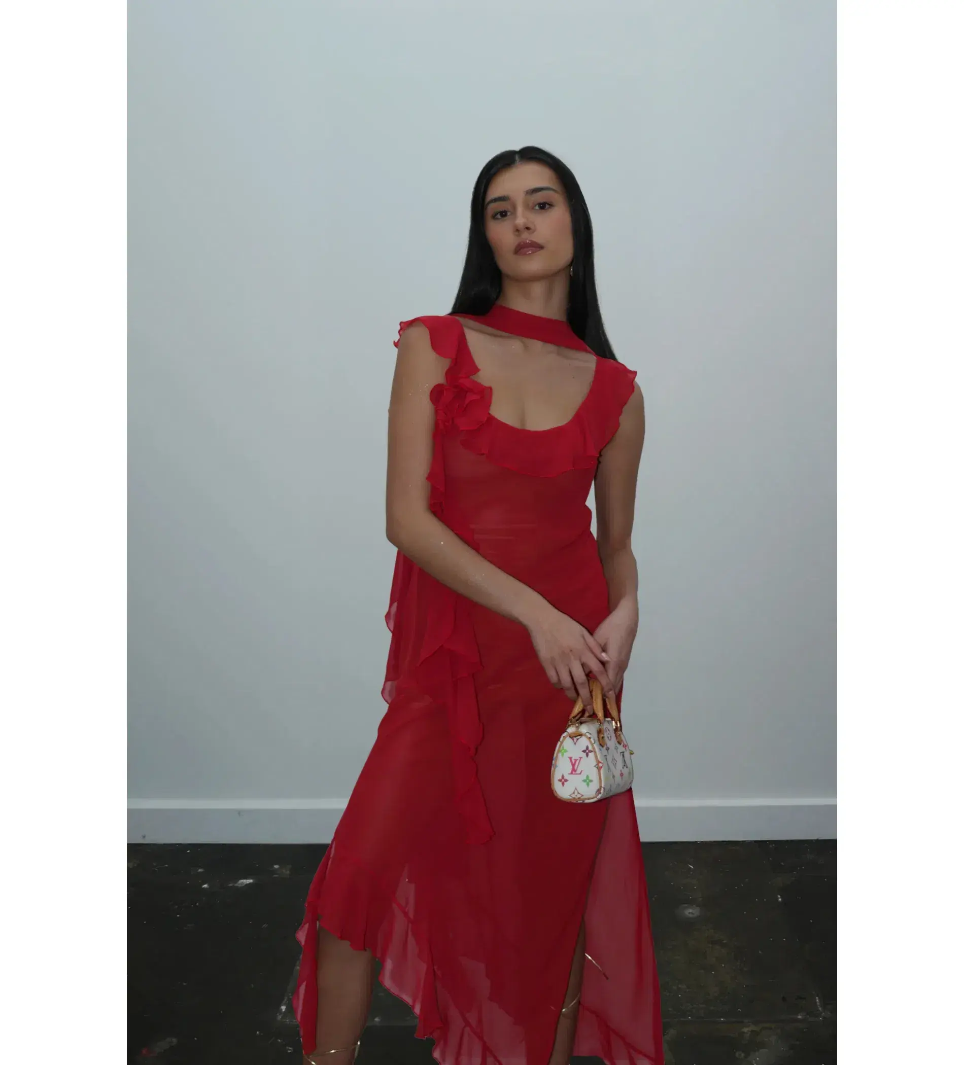 Džo Luna Dress in Red Size S / AU 8 - Image 3