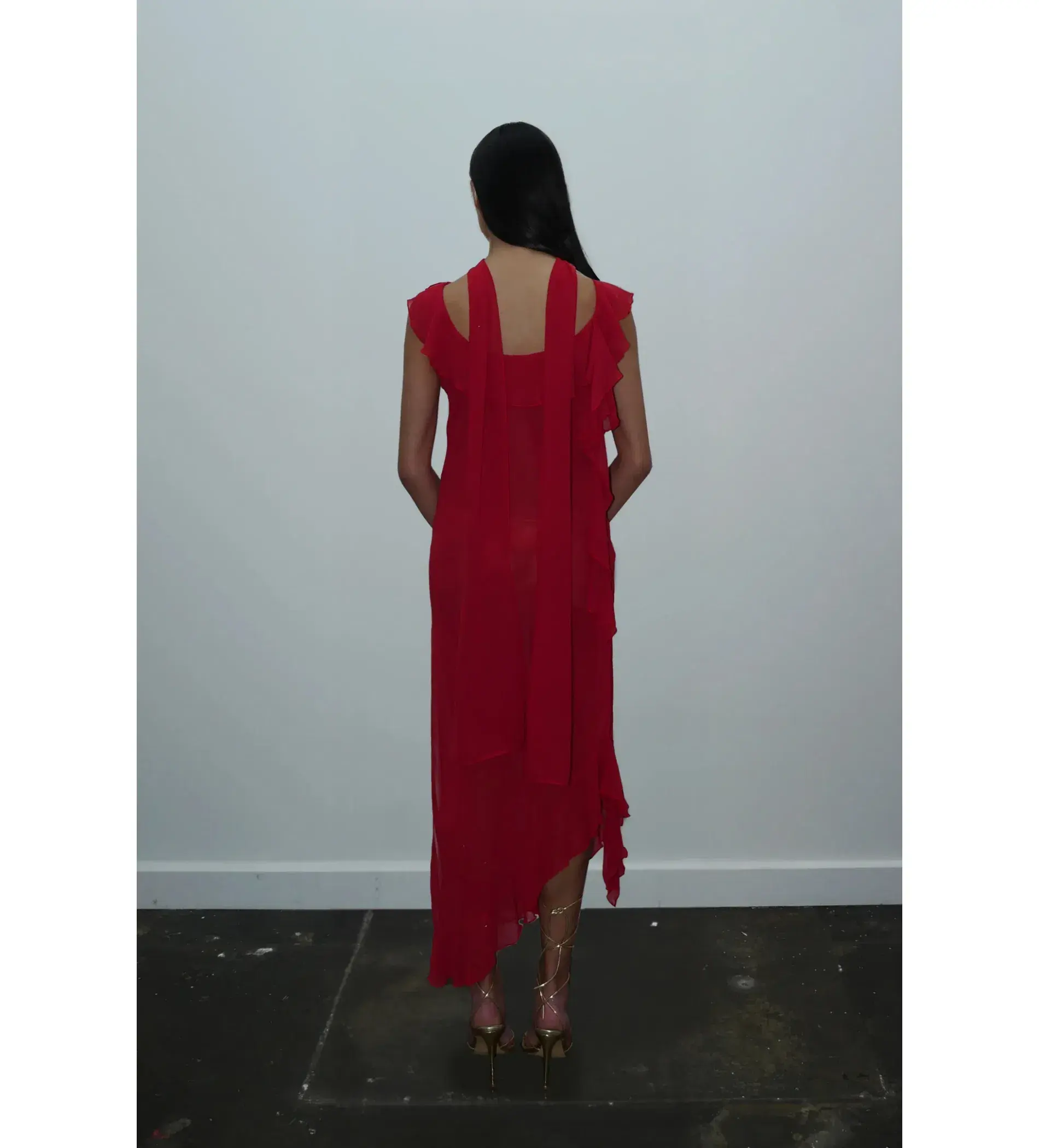 Džo Luna Dress in Red Size S / AU 8 - Image 2