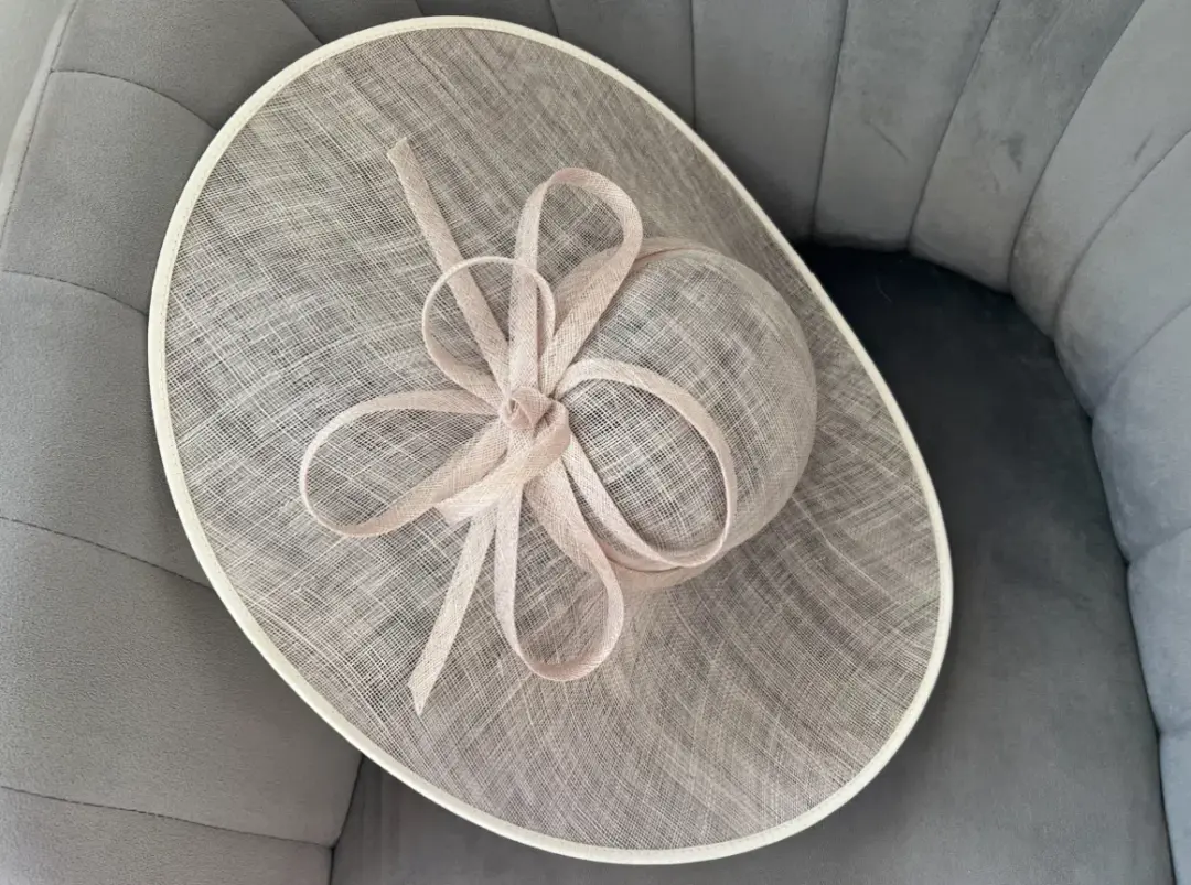 Morgan and Taylor Fascinator Pink   for rent on The Volte - main image