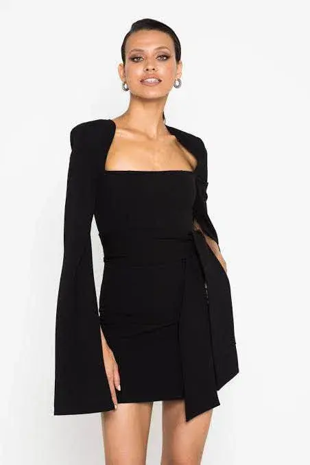 Mossman Bad Influence Mini Dress Black Size 8 - Image 3