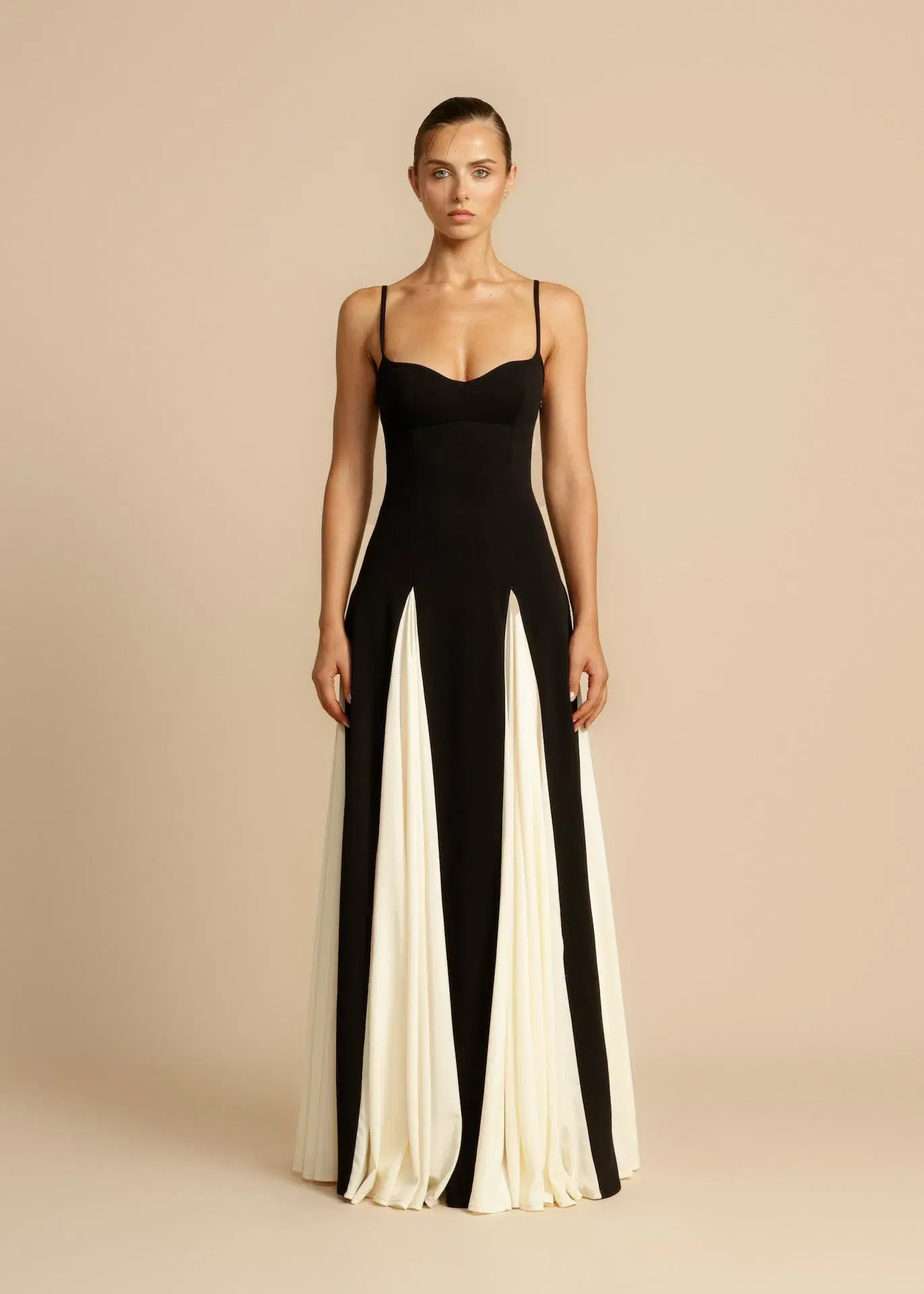 Arcina Ori Paloma Sleeveless Formal Dress Black/White Size S / AU 8 - Image 1