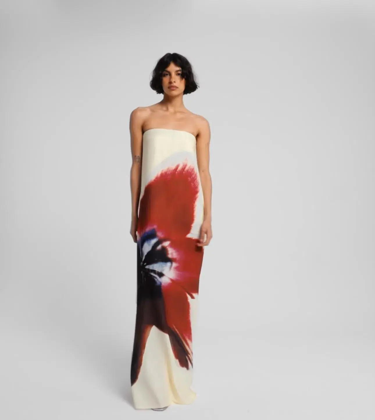 Rat & Boa Antheia Dress Cream Print Size S/M (AU 8/10) - Image 4