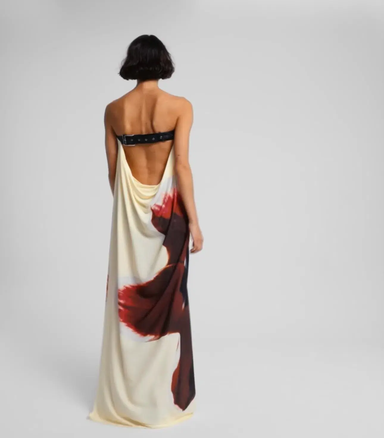 Rat & Boa Antheia Dress Cream Print Size S/M (AU 8/10) - Image 2