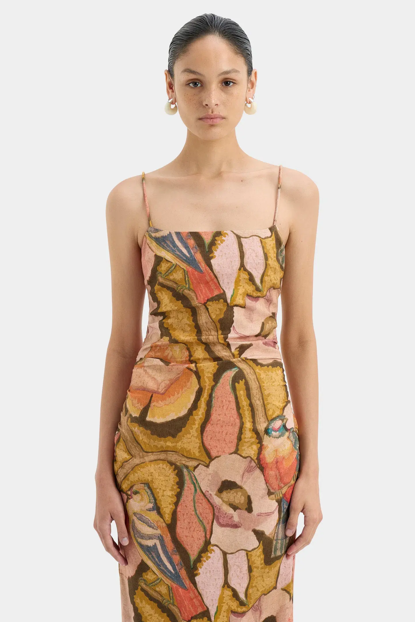 Sir Talulah Column Dress in Sanderling Floral Size 3 (AU 12) - Image 2