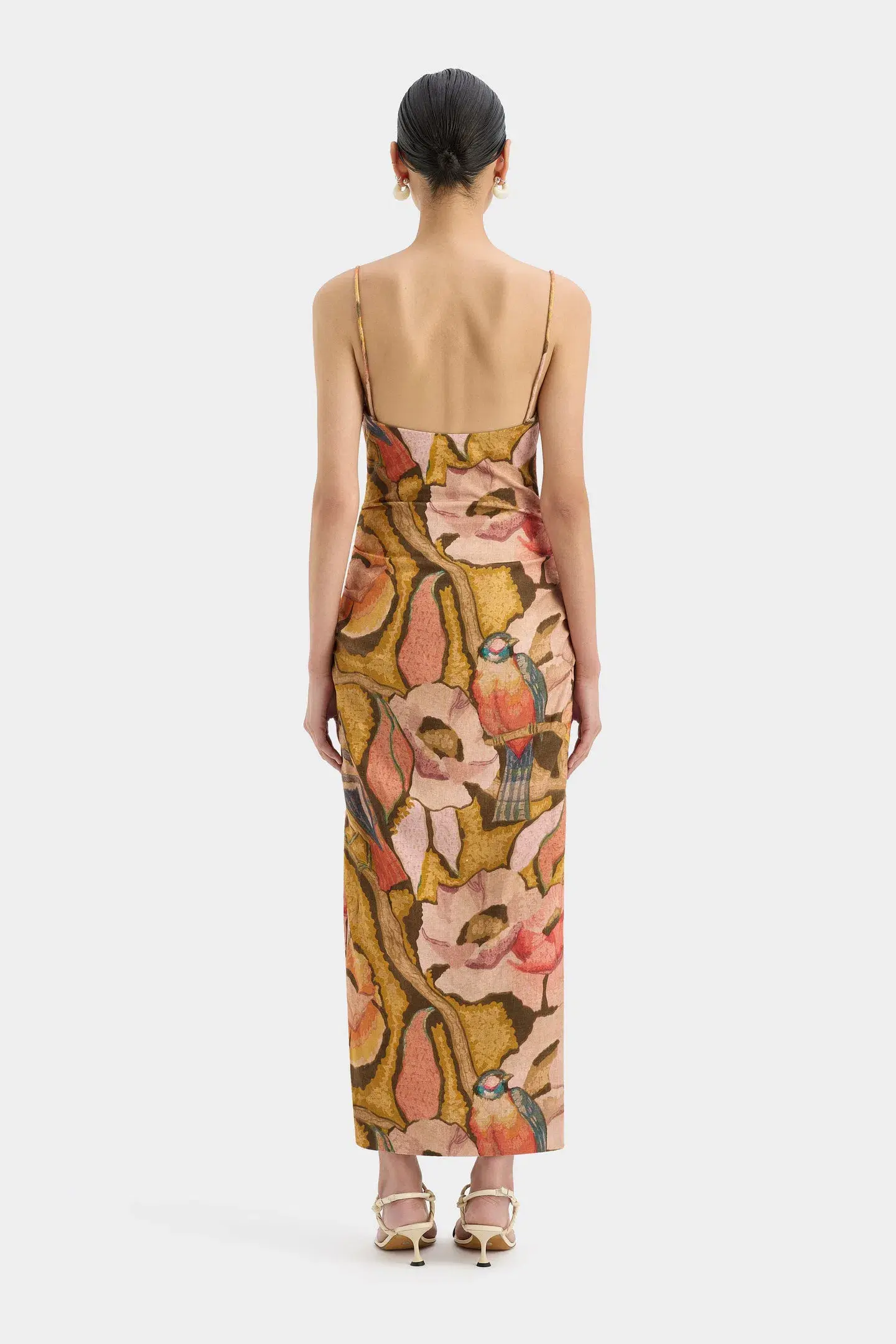 Sir Talulah Column Dress in Sanderling Floral Size 3 (AU 12) - Image 3