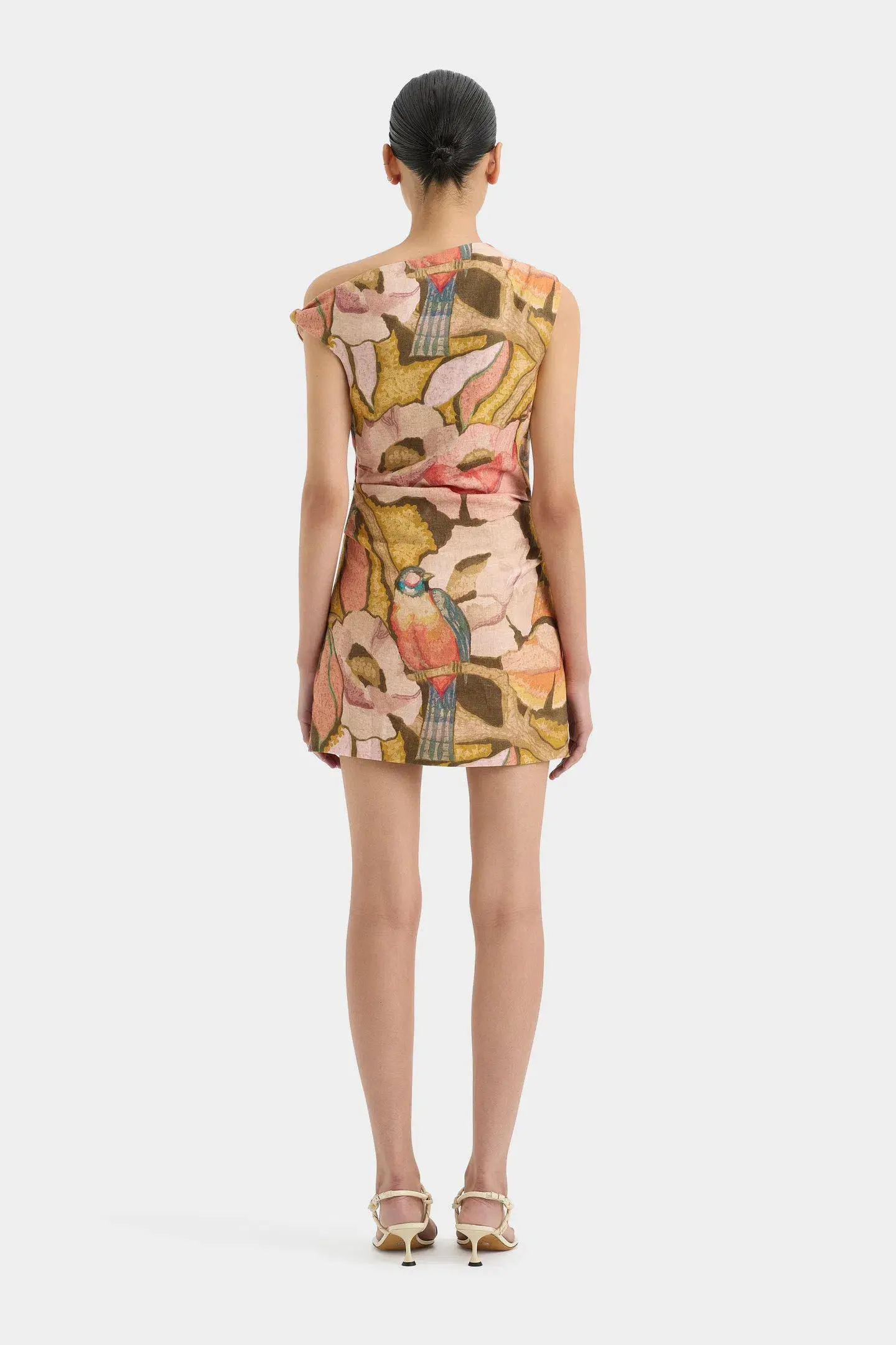 Sir the Label Talulah Knot Mini Dress Sanderling Floral Size 4 / AU 14 - Image 2