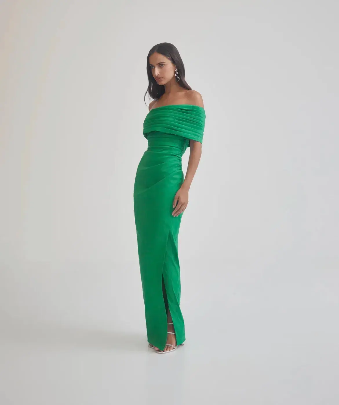 Sheike Giselle Gown Jade Green Size 10 - Image 4