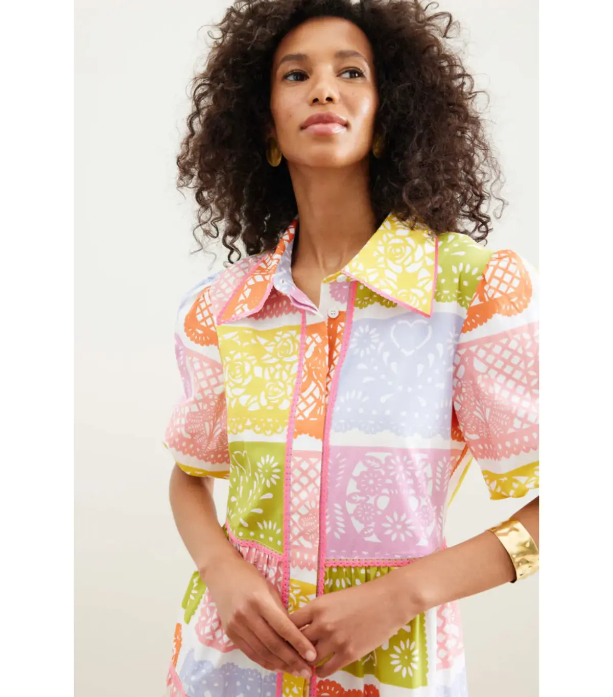 Binny Papel Picado Dress  Multi Size 16  - Image 2