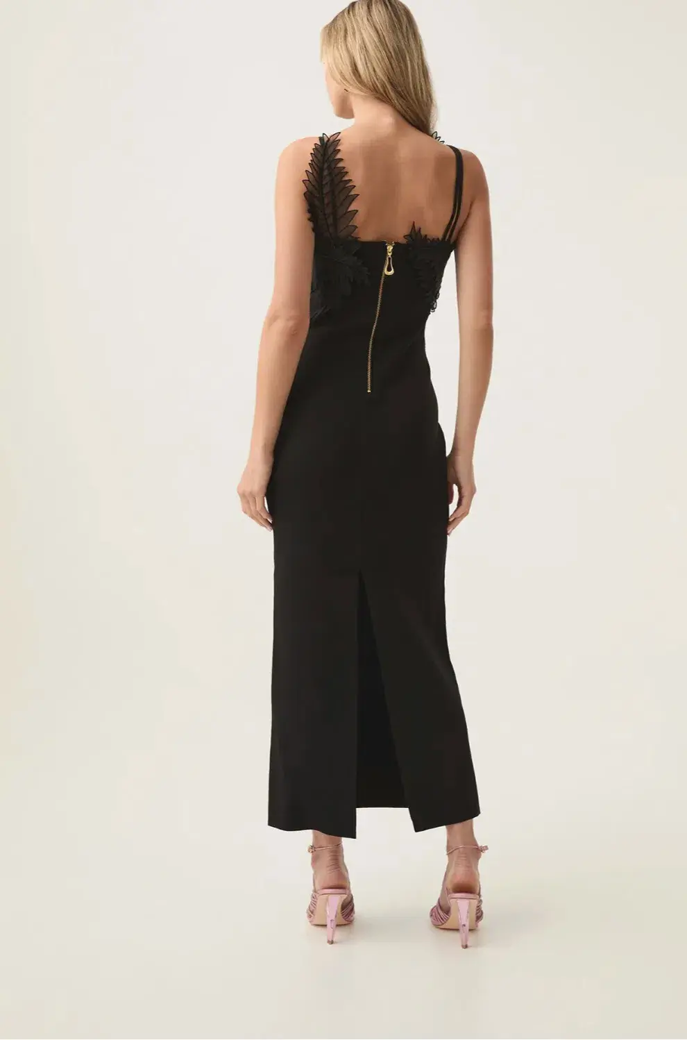 AJE Daisy Maxi Dress Black Size S /Au 8  - Image 3