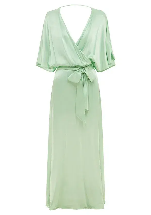 Mos The Label Calista Maxi Dress In Mint Size 14  - Image 5