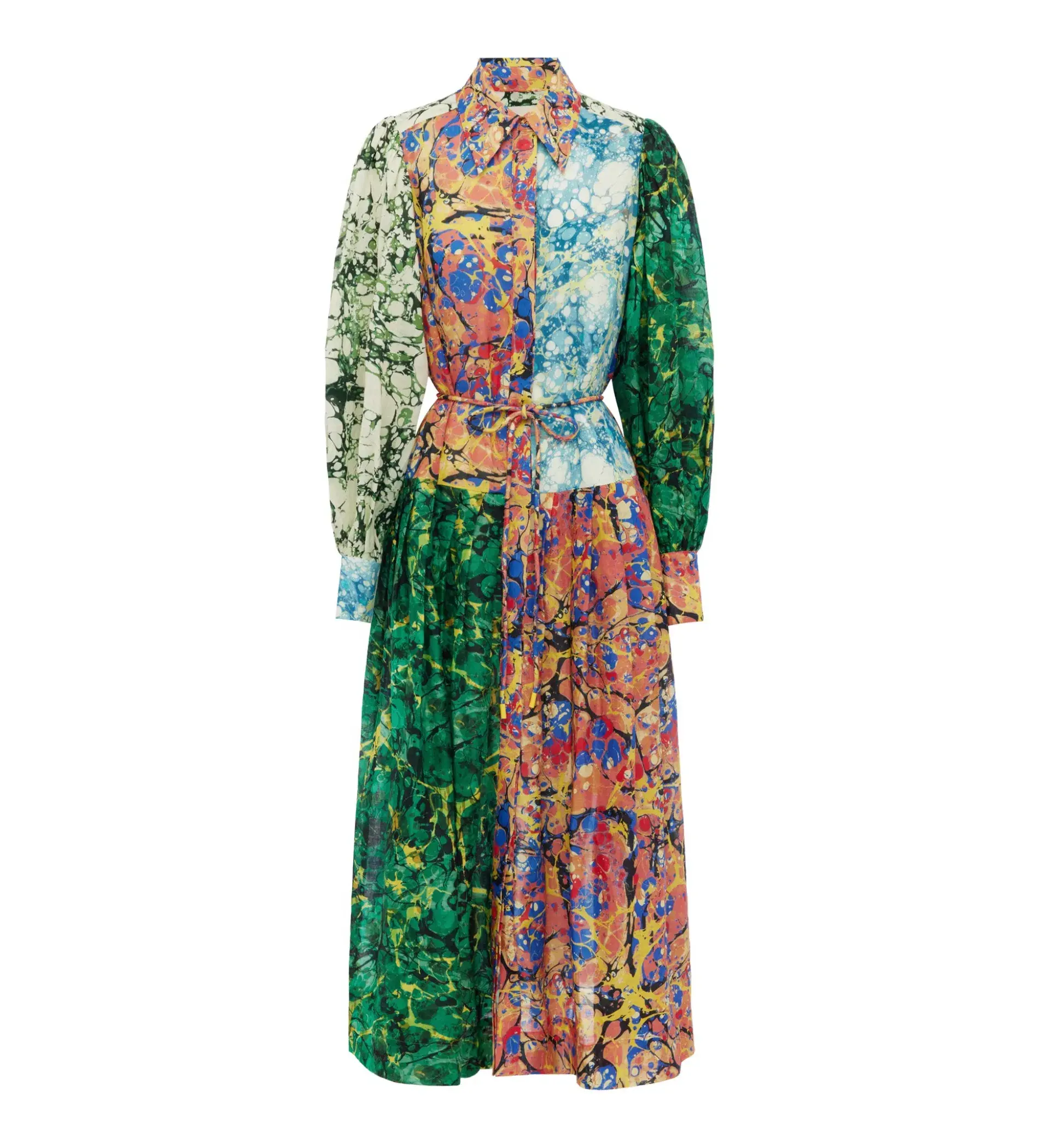 Alemais Sunburst Shirtdress Multi Size 12 - Image 2
