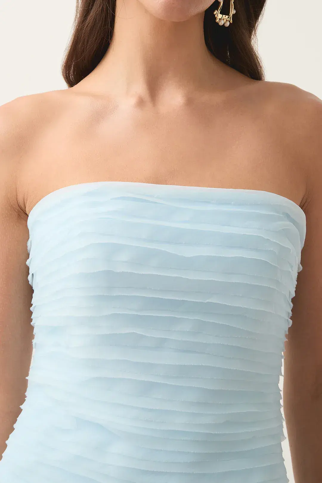 Aje Soundscape Maxi Dress Sea Breeze Size Au 6 - Image 3
