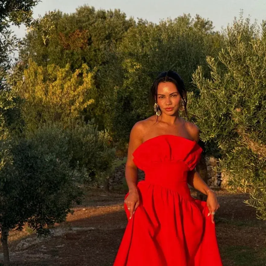 Elliatt Laurel Dress Red Size 10  for rent on The Volte - main image