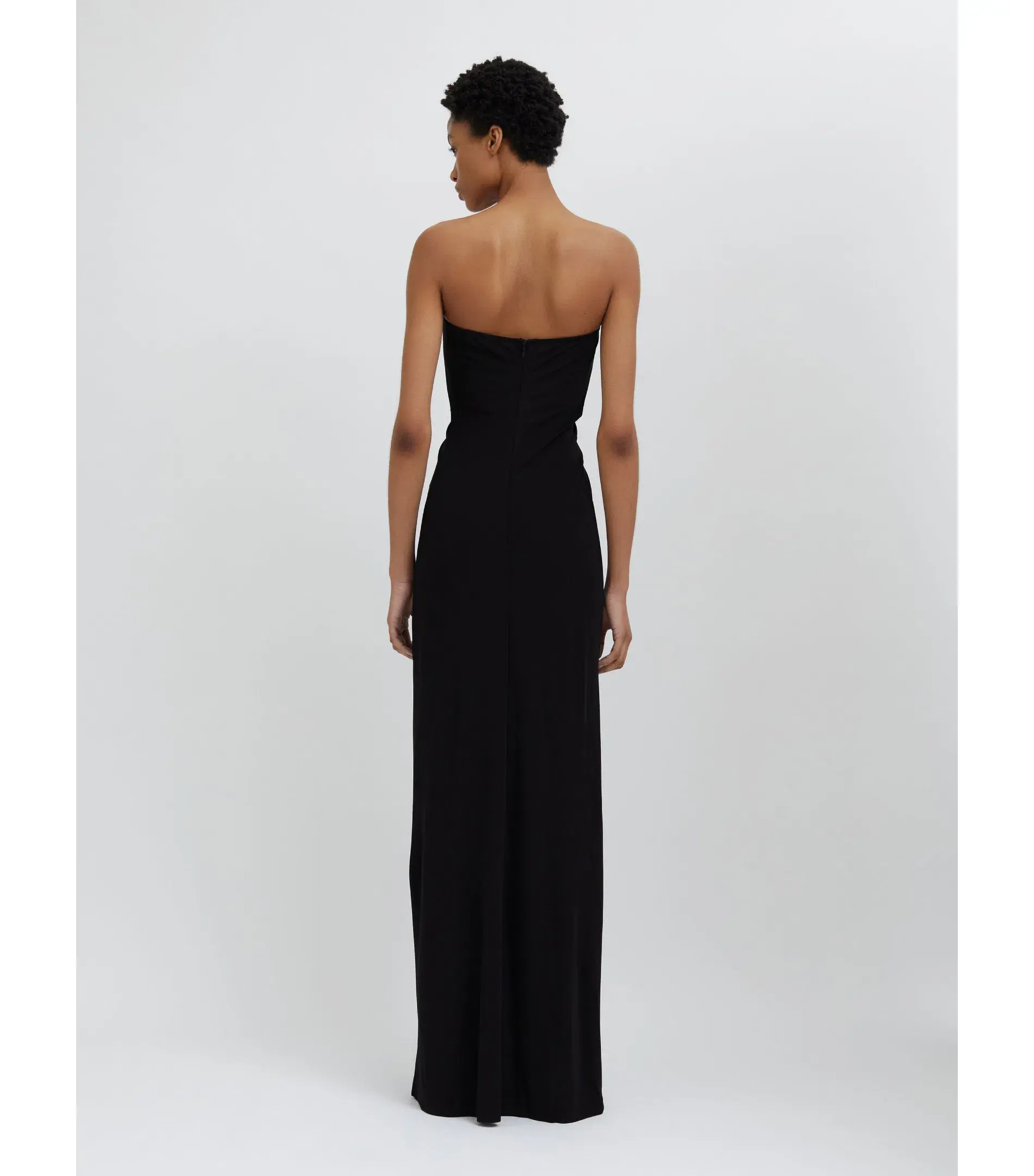 Christopher Esber Arched Palm Strapless Dress Black Size 10 - Image 2